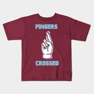 Fingers crossed! Kids T-Shirt